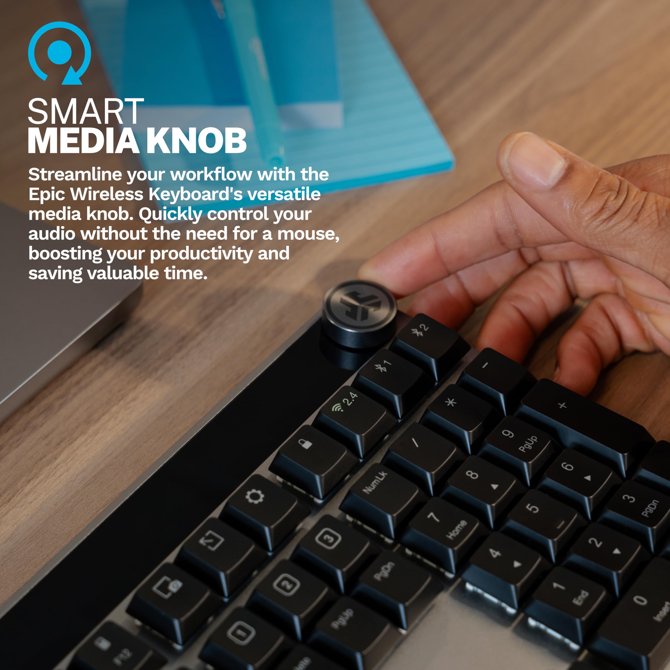JLab Epic Work Bundle, Epic Mechanical Keyboard and Epic Wireless Mouse - Image 5